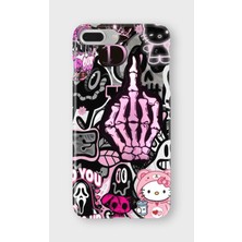 Karsu Design iPhone 6/6s Plus Uyumlu Baskılı Şeffaf Telefon Kılıfı | Koleksiyon: Y2K Girl Aesthetic