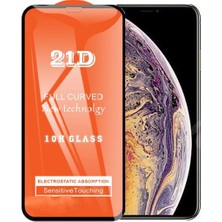 ProPice Prop Apple Uyumlu   iPhone Xs Max Ekran Koruyucu 21D Tam Kaplayan Kavisli