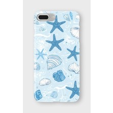 Karsu Design iPhone 8 Plus Uyumlu Baskılı Şeffaf Telefon Kılıfı | Koleksiyon: Minimalist Style 3