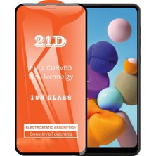 ProPice Prop Samsung Uyumlu Galaxy A21 Ekran Koruyucu 21D Tam Kaplayan Kavisli