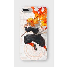 Karsu Design iPhone 8 Plus Uyumlu Baskılı Şeffaf Telefon Kılıfı | Koleksiyon: Anime Style 1