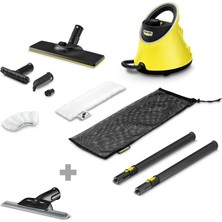 Karcher Sc 2 Deluxe Buharlı Temizlik Makinesi 1500 W Pencere Nozülü ile Sarı Renkli Aksesuar Seti