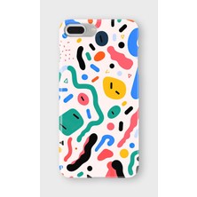 Karsu Design iPhone 8 Plus Uyumlu Baskılı Şeffaf Telefon Kılıfı | Koleksiyon: Minimal Geometric Patterns