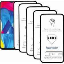 ProPice Prop Samsung Galaxy M10 Ile Uyumlu Ekran Koruyucu Tam Kaplayan 5li Set