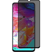 ProPice Prop Samsung Uyumlu A70 Hayalet Ekran Koruyucu Kırılmaz Cam Gizli Privacy