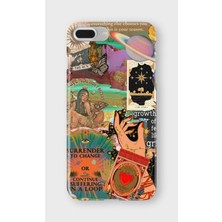 Karsu Design iPhone 8 Plus Uyumlu Baskılı Şeffaf Telefon Kılıfı | Koleksiyon: Energy And Aura