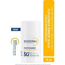 Bioderma Photoderm Invisible Stick SPF50+ Antioksidan UV Koruma İçeren Hassas&Tüm Ciltler Güneş Kremi 15 g