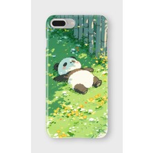 Karsu Design iPhone 8 Plus Uyumlu Baskılı Şeffaf Telefon Kılıfı | Koleksiyon: Anime Animal Characters