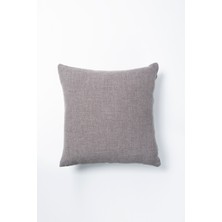 Gri 45X45 cm Kırlent Kılıfı