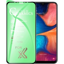 ProPice Prop Samsung Uyumlu A20 Ekran Koruyucu 9d Seramik Nano Tam Kaplayan Kavisli