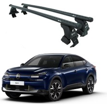 Turtle Rex Citroen C4X Oluksuz Tavan Ara Atkı Seti, Siyah