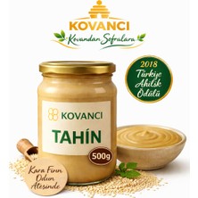 Kovancı Gıda KOVANCI Taş Değirmende Çifte Kavrulmuş Tahin 500 g Ahilik Ödüllü