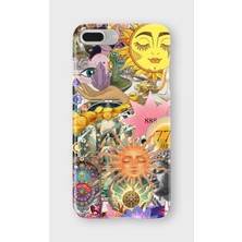 Karsu Design iPhone 7 Plus Uyumlu Baskılı Şeffaf Telefon Kılıfı | Koleksiyon: Mystical Symbols