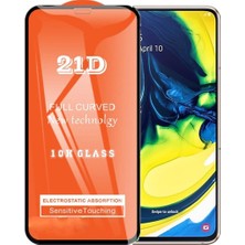 ProPice Prop Samsung Uyumlu Galaxy A80 Ekran Koruyucu 21D Tam Kaplayan Kavisli (467996980)