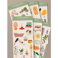 Tiny Stories TR Ev & Dekor Sticker Seti - 6 Sayfa / Ajanda,çıkartma,scrapbook