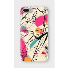 Karsu Design iPhone 8 Plus Uyumlu Baskılı Şeffaf Telefon Kılıfı | Koleksiyon: Psychedelic Art