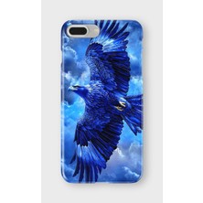 Karsu Design iPhone 7 Plus Uyumlu Baskılı Şeffaf Telefon Kılıfı | Koleksiyon: Freedom Eagle