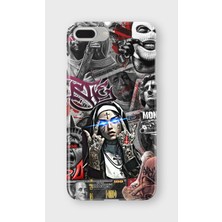 Karsu Design iPhone 7 Plus Uyumlu Baskılı Şeffaf Telefon Kılıfı | Koleksiyon: Drip Art