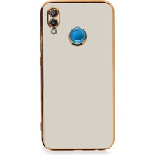 Uravas Store P20 Lite Kılıf Volet Silikon - Beyaz