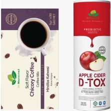 Dr. Natural Hindiba Kahvesi 30x5gr ve Elma Özlü Detox Sirkesi 250ML