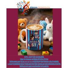 Trabzonspor Anne Oğul Özel Isim ve Forma Numaralı Kupa Hediye Tasarım Porselen Bardak