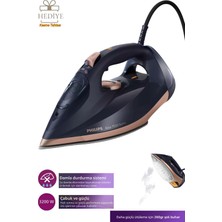 Philips 7500 Serisi Buharlı Ütü 3200W Yüksek Güçlü Hızlı Isınan Şok Buharlı Ütü Steamglide Elite Tabanlı Kireç Temizleme Özellikli