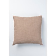 Krem 45X45 cm Kırlent Kılıfı