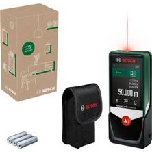 & Advanceddistance 50C Lazerli Uzaklık Ölçer (50M Çalışma Alanı, 4 Sn. Ölçme Süresi, 3 x Aa Pil, Saklama Kutusu)