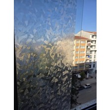 Başak Ev Tekstili Cam Filmi Kaplama Statik Folyo  Buzlu Desenli Duşa Kabin Pencere Ofis Dekorasyon