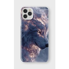 Karsu Design iPhone 11 Pro Max Uyumlu Baskılı Şeffaf Telefon Kılıfı | Koleksiyon: Alpha Wolf