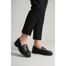 Pisagor PS-029 Kadın Hakiki Deri Günlük Loafer Ayakkabı