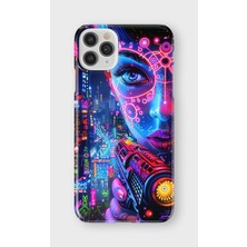 Karsu Design iPhone 11 Pro Max Uyumlu Baskılı Şeffaf Telefon Kılıfı | Koleksiyon: Vaporwave Retro