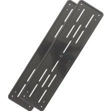 Plaka Altı Lux Ince Siyah Dikdörtgen Pınuk Saksesuar