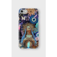Karsu Design iPhone 8 Uyumlu Baskılı Şeffaf Telefon Kılıfı | Koleksiyon: Mystical Symbols