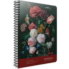 Gıpta Art Master Spiralli Karton Kapak Defter 19X26Cm 100 Yaprak Çizgili (4 Lü Paket) 3660