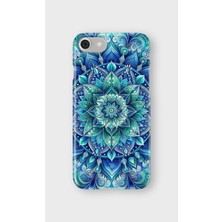 Karsu Design iPhone 7 Uyumlu Baskılı Şeffaf Telefon Kılıfı | Koleksiyon: Mandala Art