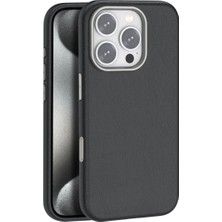 Akinco Iphone 16 Wonder Deri Magsafe Kapak - Siyah