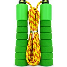 Akar Sayaçlı Ip Atlama Ipi Yeşil Çocuklar Için Eğitici Egzersiz Ipi