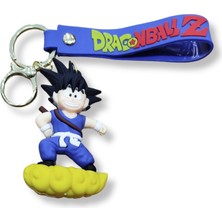 Teknofun Dragon Ball Z Goku Nimbus Bulutu Temalı 3D Figürlü Anahtarlık - 1 Adet