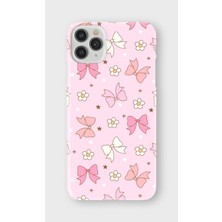 Karsu Design iPhone 11 Pro Max Uyumlu Baskılı Şeffaf Telefon Kılıfı | Koleksiyon: Pink Aesthetic