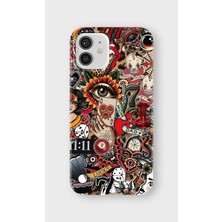 Karsu Design iPhone 12 Uyumlu Baskılı Şeffaf Telefon Kılıfı | Koleksiyon: Drip Art
