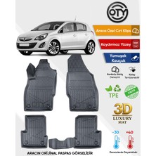 Oty Opel Corsa D 2006+2014 3D Havuzlu Paspas