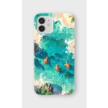 Karsu Design iPhone 12 Uyumlu Baskılı Şeffaf Telefon Kılıfı | Koleksiyon: Minimalist Style 3