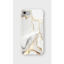 Karsu Design iPhone 7 Uyumlu Baskılı Şeffaf Telefon Kılıfı | Koleksiyon: Marble And Gold Luxury