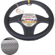 Direksiyon Kılıfı Poşetli Geçme 38CM N.siyah Yüzük Bej Pınuk Saksesuar