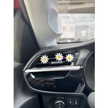 Shhobi Araba Klima Papatya Süsü 1 Adet Klipsli Araç Içi Aksesuar - Tatlı Papatyalar Oto Havalandırma Süsü