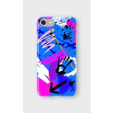 Karsu Design iPhone Se Uyumlu Baskılı Şeffaf Telefon Kılıfı | Koleksiyon: Psychedelic Art