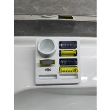 Print Zone Philips Oneblade Standı Banyo Düzenleyici Organizer  (Mermer Granit Görünüm)