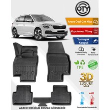 Oty Skoda Kamiq 2019+ 3D Havuzlu Paspas