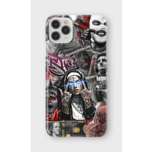 Karsu Design iPhone 11 Pro Uyumlu Baskılı Şeffaf Telefon Kılıfı | Koleksiyon: Drip Art